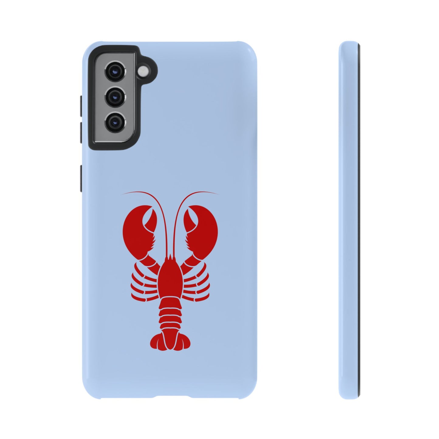 Red Lobster on Sky Blue Samsung Case