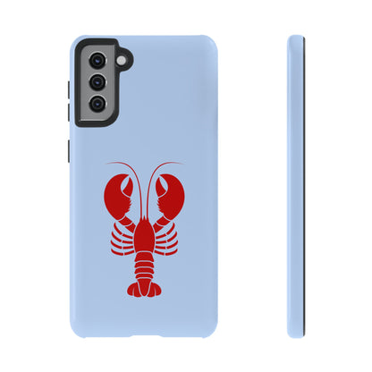 Red Lobster on Sky Blue Samsung Case