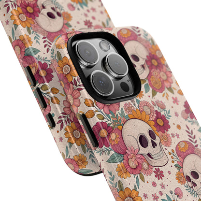 Floral Skull iPhone Case
