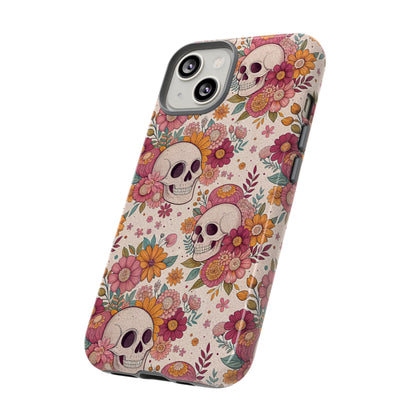 Floral Skull iPhone Case