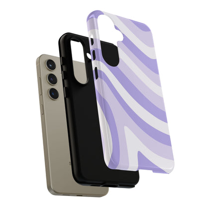 Lavender Wave Abstract Samsung Case