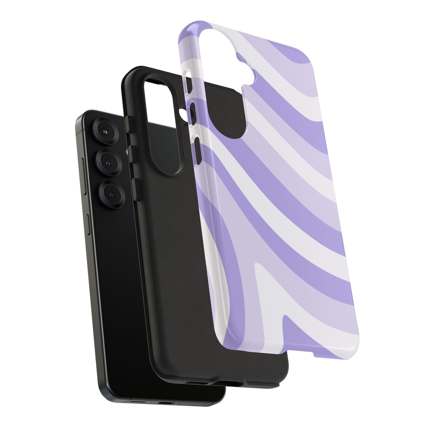 Lavender Wave Abstract Samsung Case