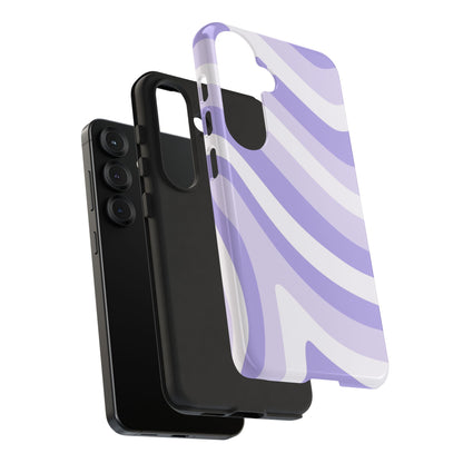 Lavender Wave Abstract Samsung Case