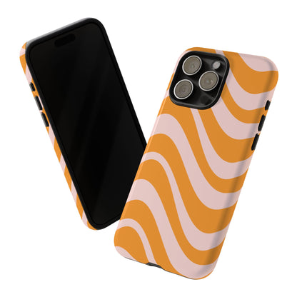 Retro Wavy Stripe iPhone Case