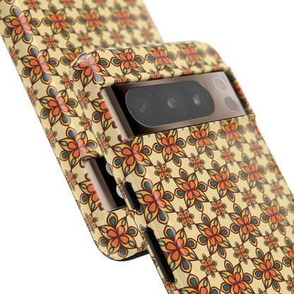 Retro Mandala Floral Google Pixel Case