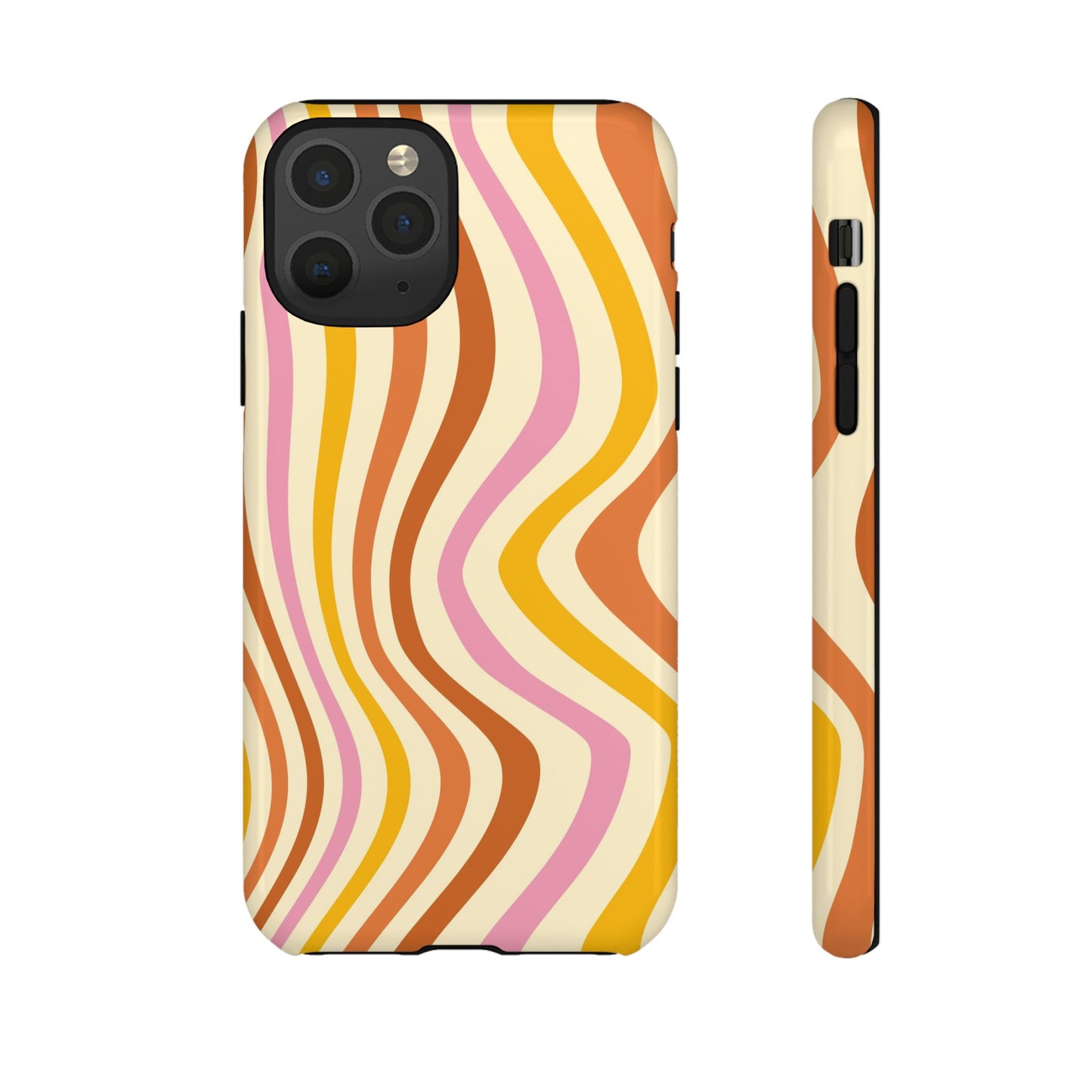 Retro Sunset Wave iPhone Case