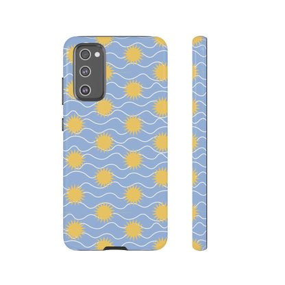 Sunny Waves Blue Samsung Case