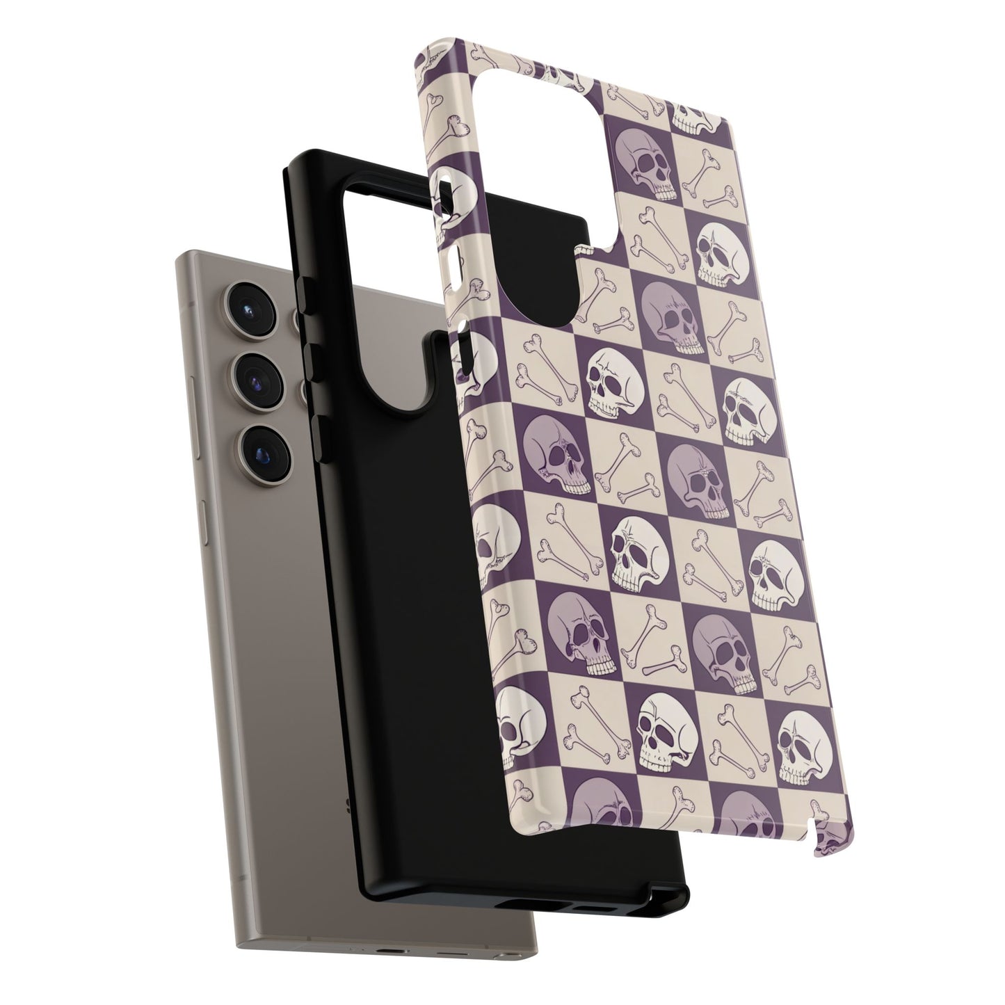 Skull & Bones Checkered Samsung Case