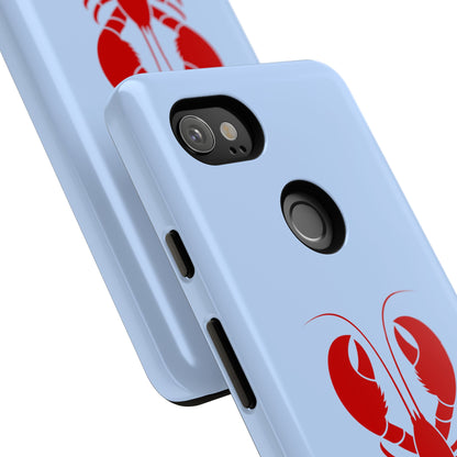 Red Lobster on Sky Blue Google Pixel Case
