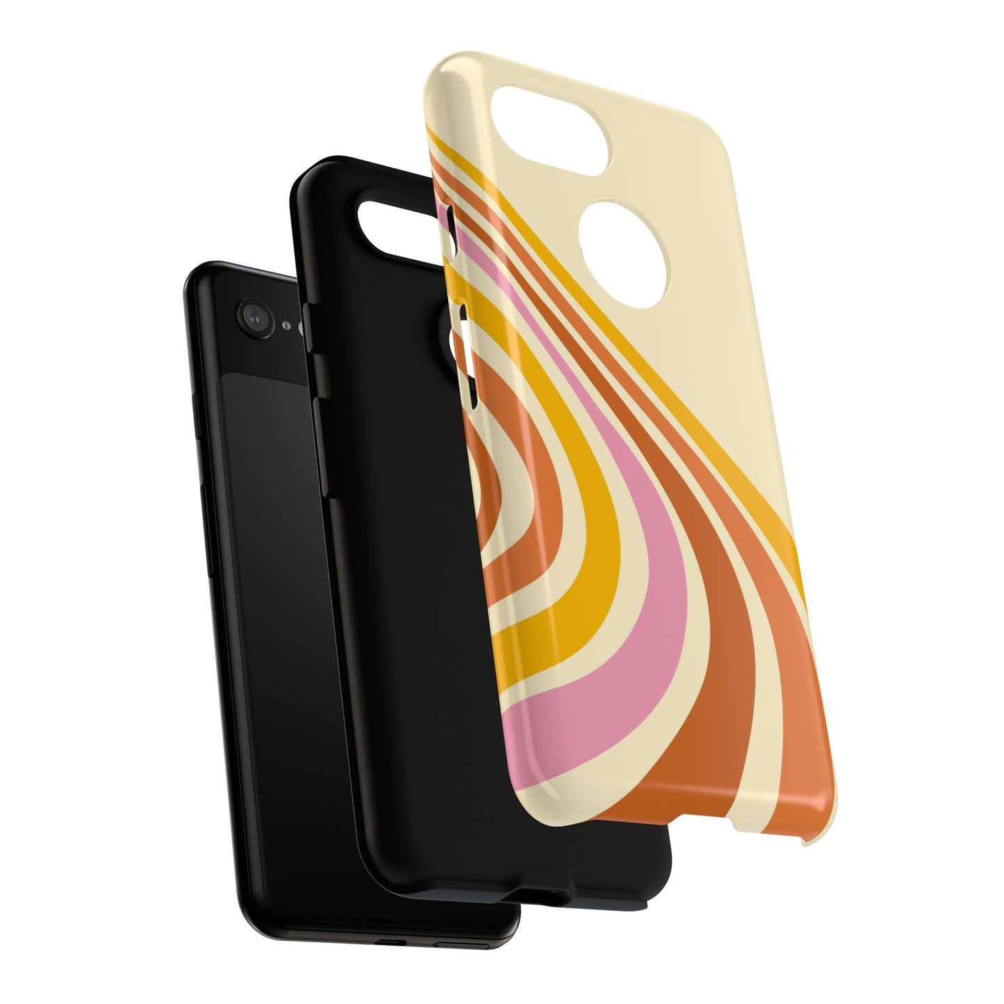 Retro Wave Swirl Google Pixel Case
