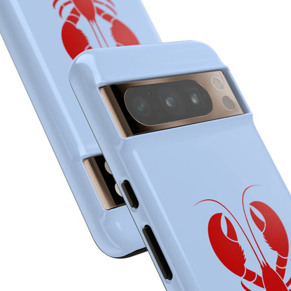 Red Lobster on Sky Blue Google Pixel Case