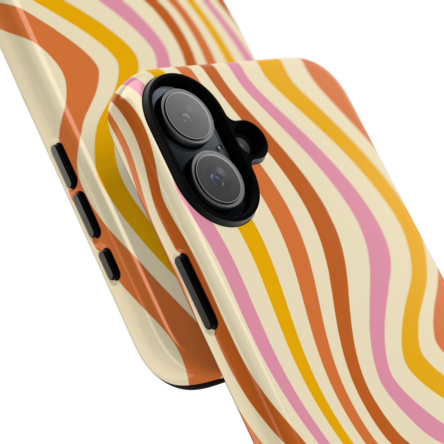 Retro Sunset Wave iPhone Case