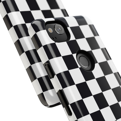 Black & White Checkerboard Google Pixel Case