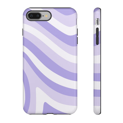 Lavender Wave Abstract iPhone Case