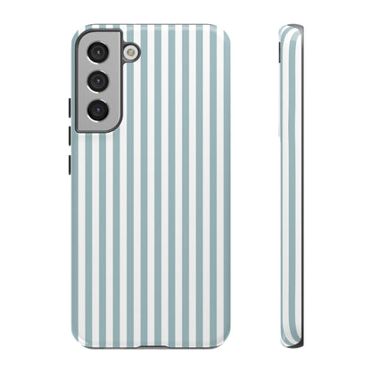 Blue & White Stripe Samsung Case