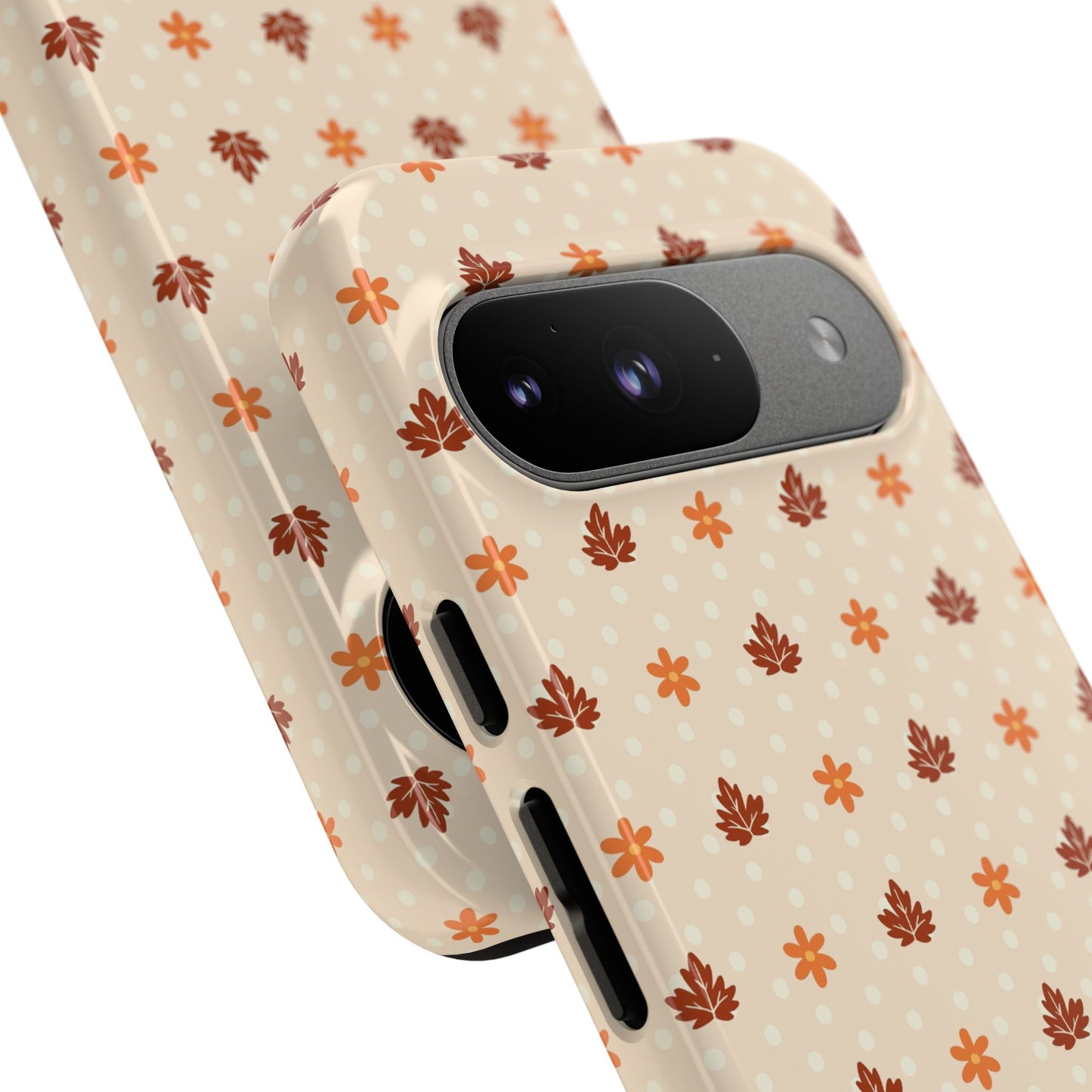 Beige Fall Floral Polka Dot Google Pixel Case