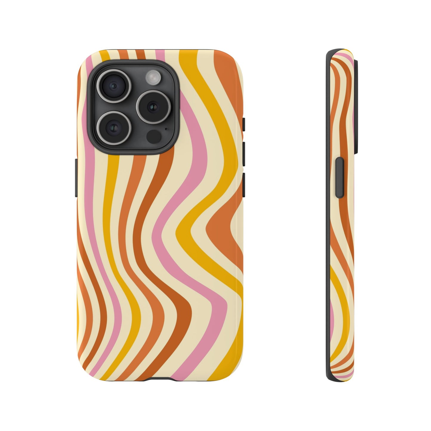 Retro Sunset Wave iPhone Case