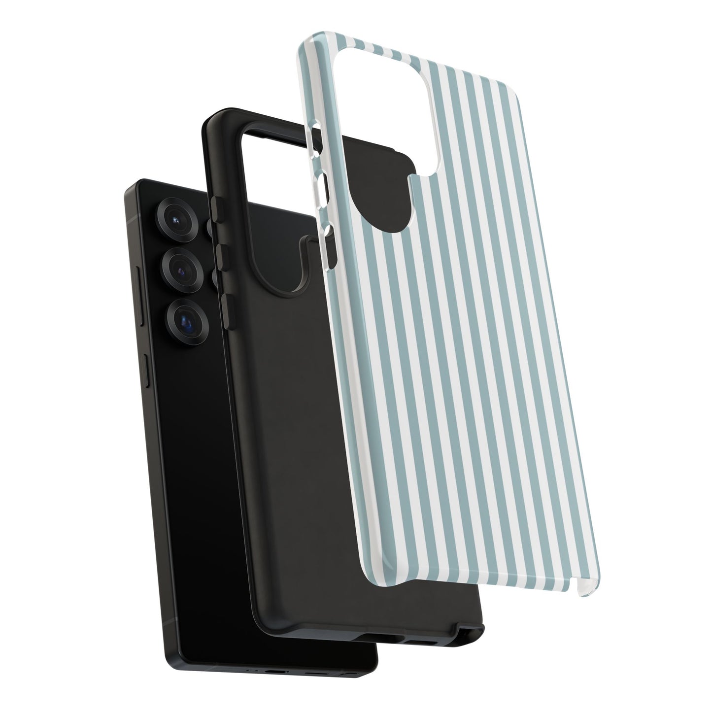 Blue & White Stripe Samsung Case