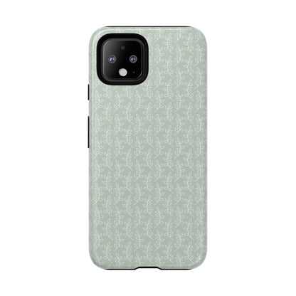 Minimal Leaf Print Google Pixel Case