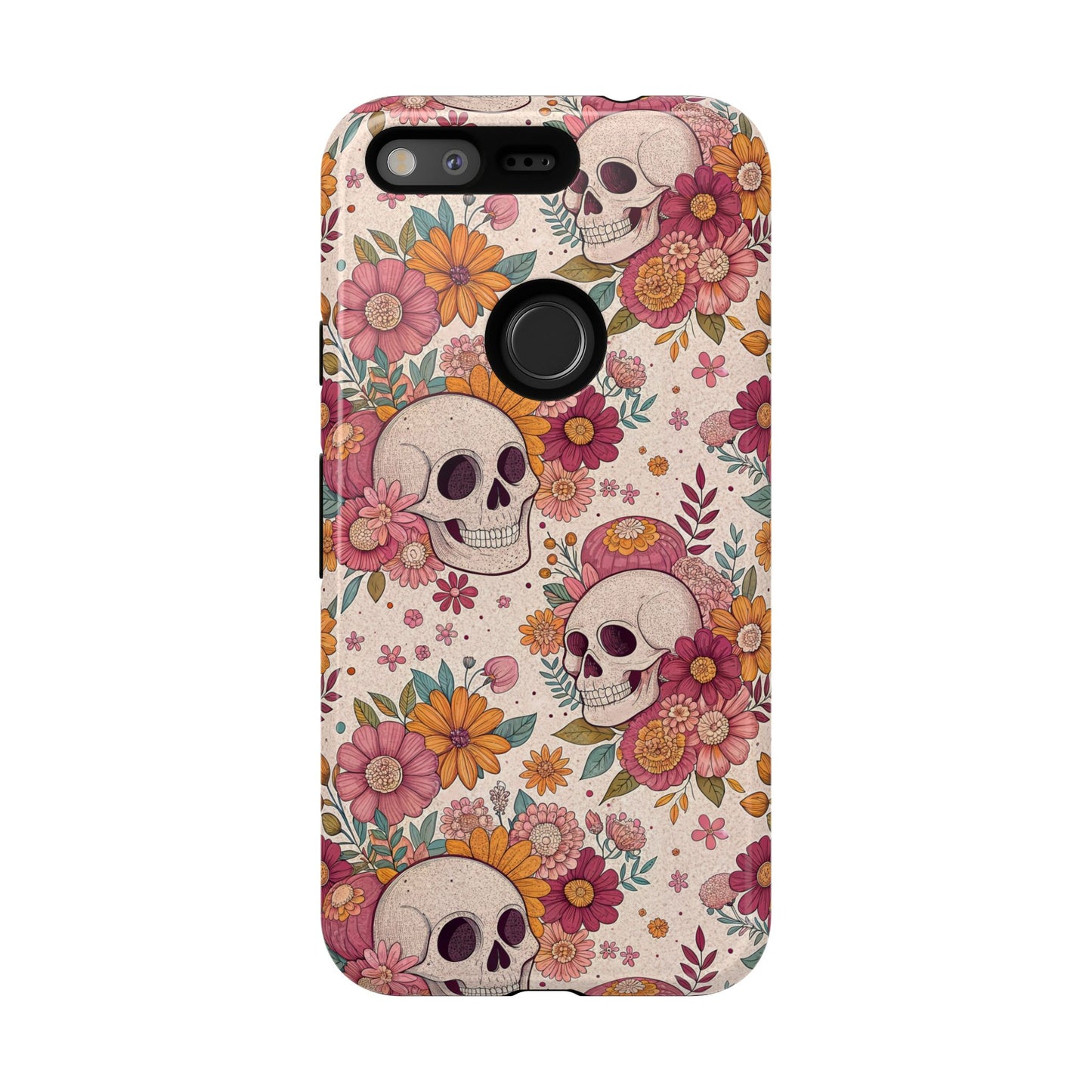 Floral Skull Google Pixel Case