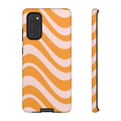 Retro Wavy Stripe Samsung Case