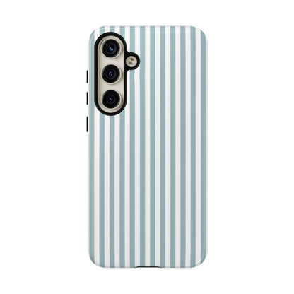 Blue & White Stripe Samsung Case