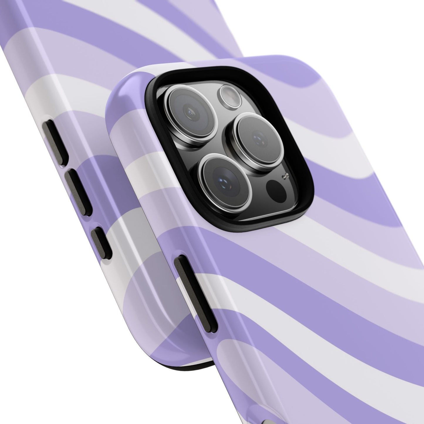 Lavender Wave Abstract iPhone Case