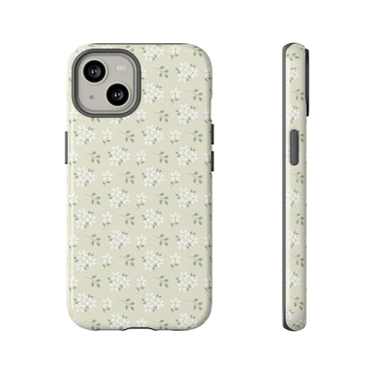 Beige Daisy Bloom iPhone Case