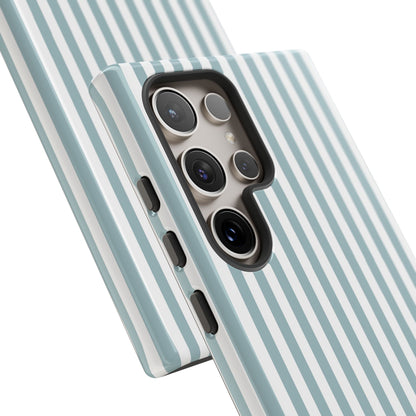 Blue & White Stripe Samsung Case