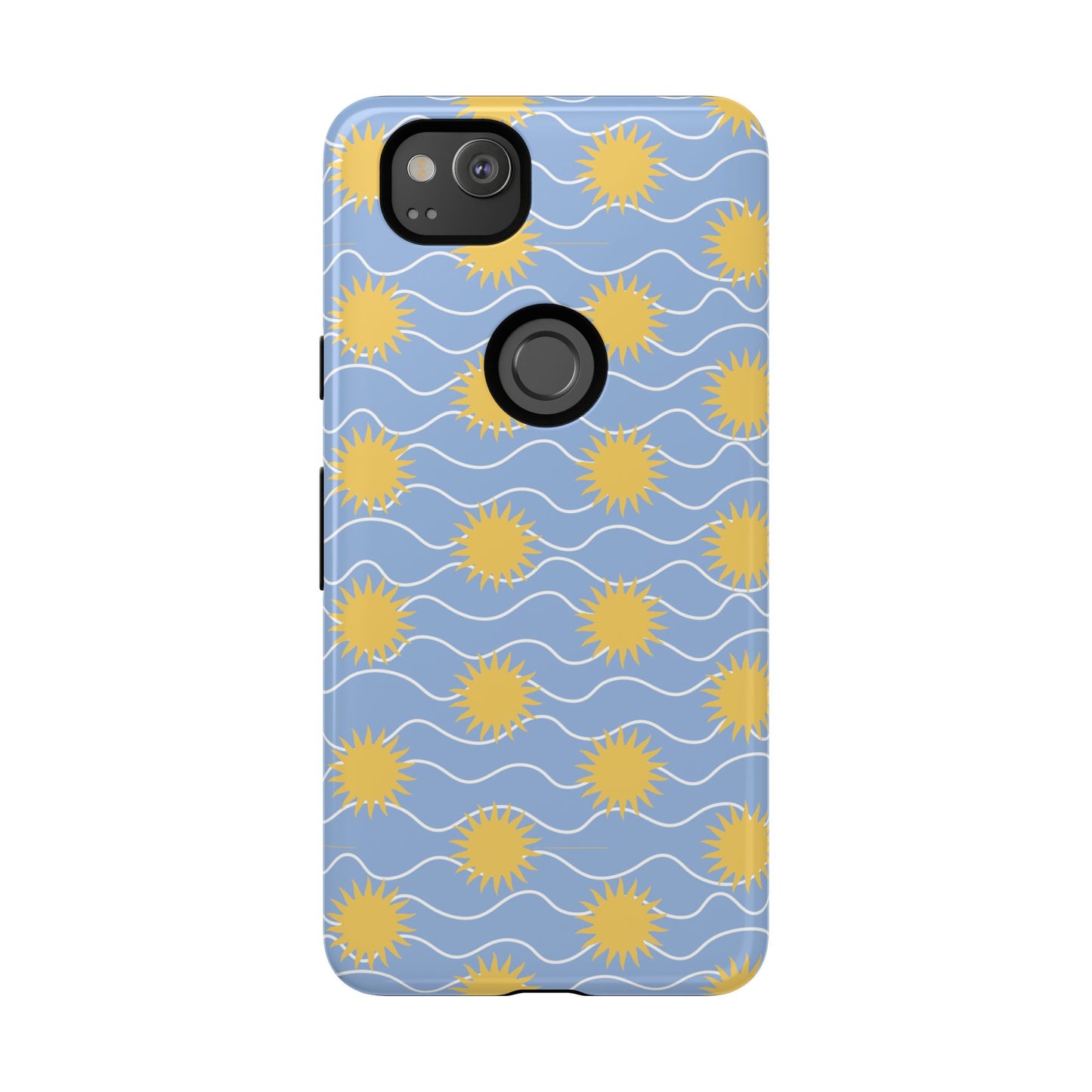 Sunny Waves Blue Google Pixel Case