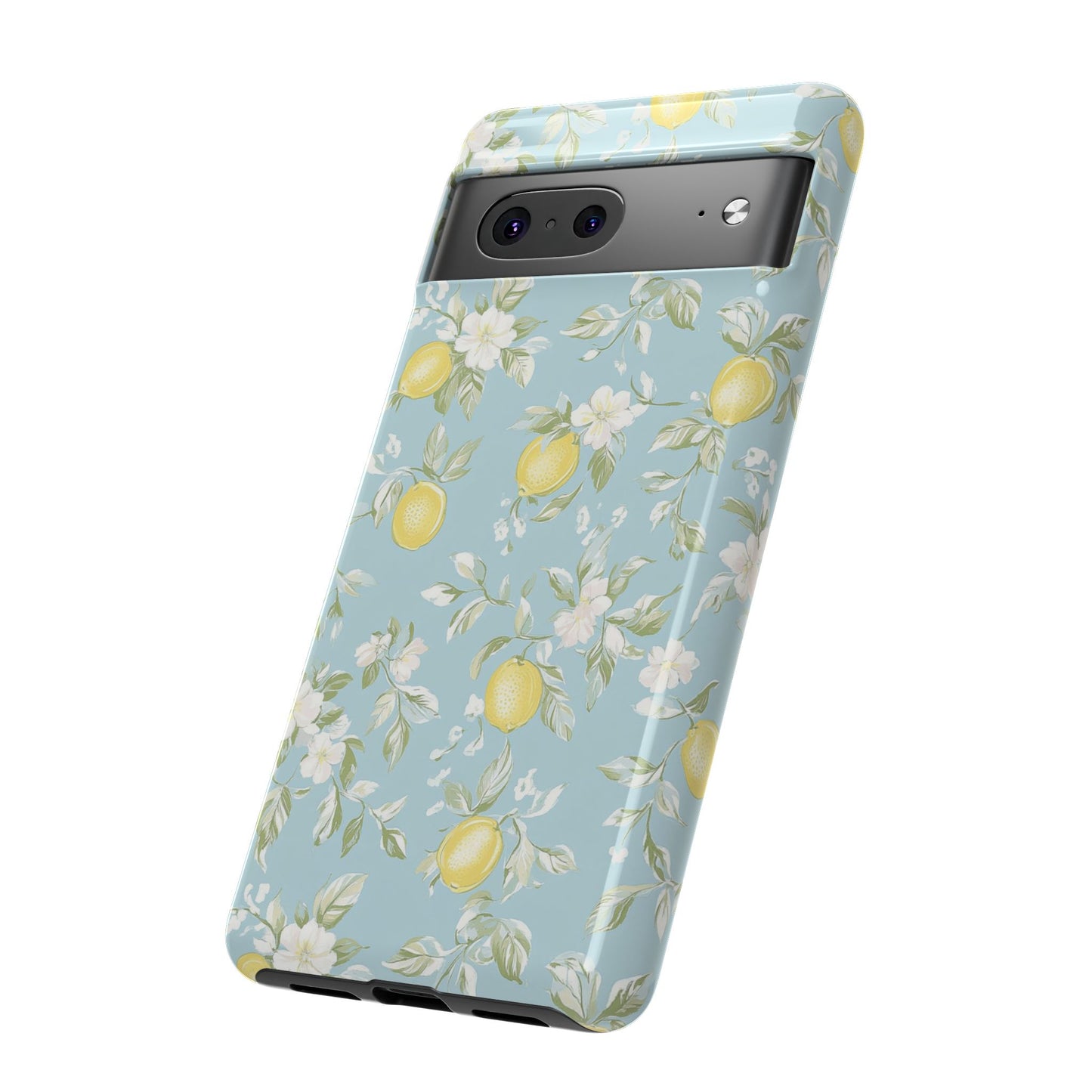 Lemon Blossom Blue Google Pixel Case