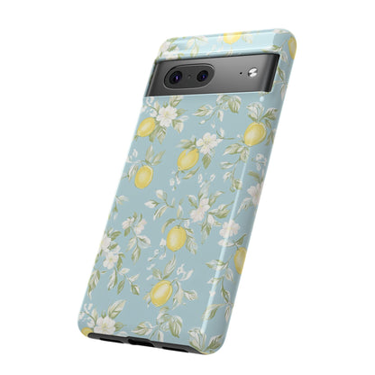 Lemon Blossom Blue Google Pixel Case