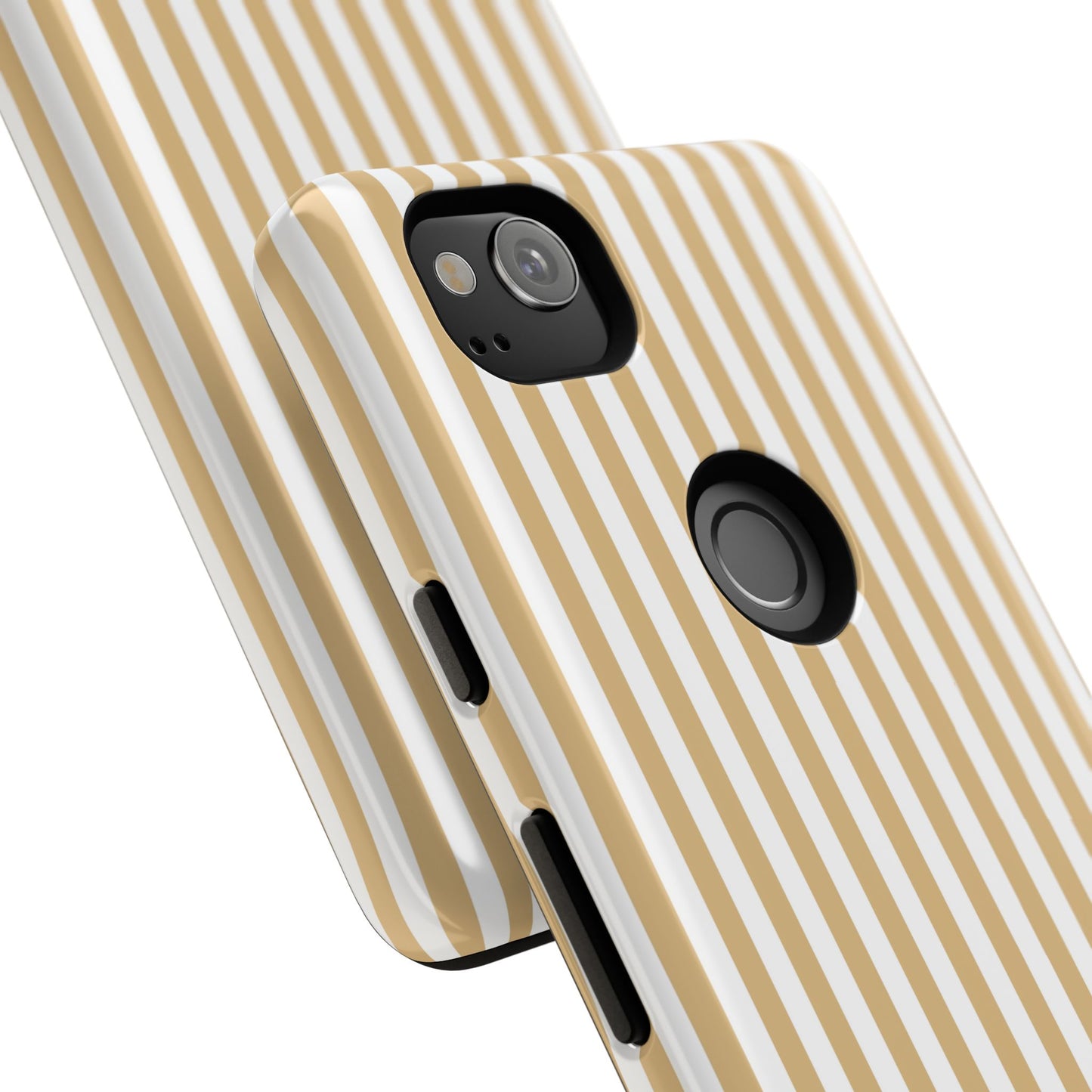 Yellow & White Stripe Google Pixel Case
