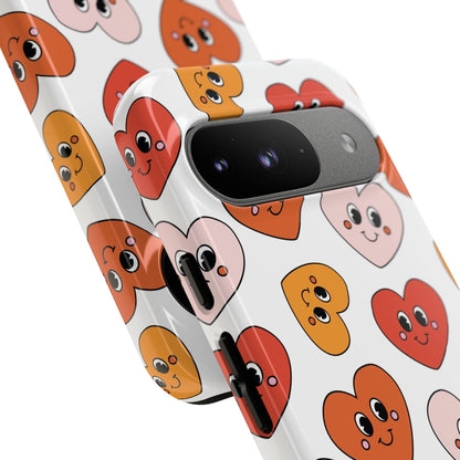 Smiley Heart Faces Google Pixel Case