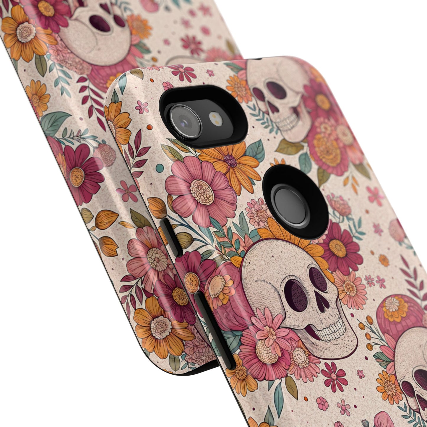 Floral Skull Google Pixel Case