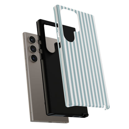 Blue & White Stripe Samsung Case