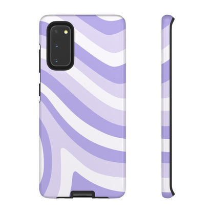 Lavender Wave Abstract Samsung Case