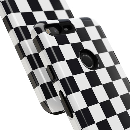 Black & White Checkerboard Google Pixel Case