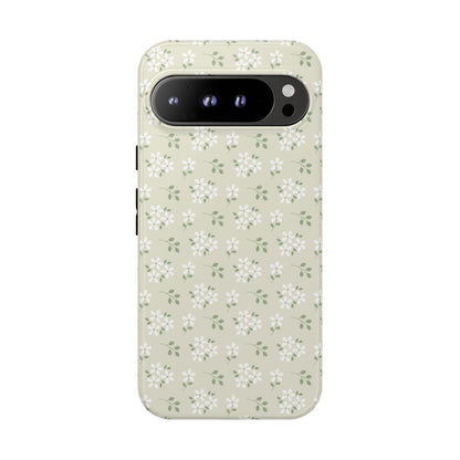 Beige Daisy Bloom Google Pixel Case