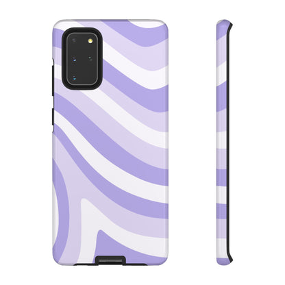 Lavender Wave Abstract Samsung Case