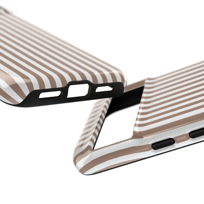 Beige & White Stripe Google Pixel Case
