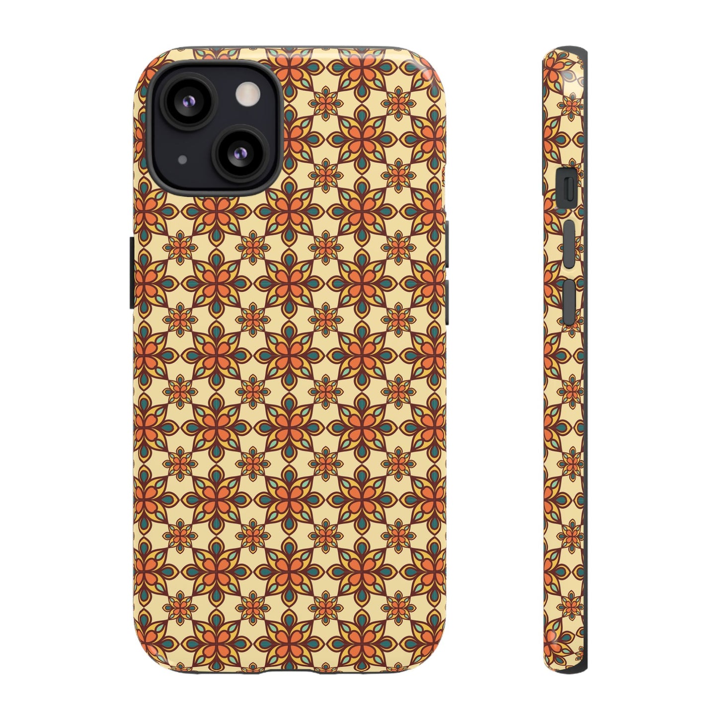Retro Mandala Floral iPhone Case