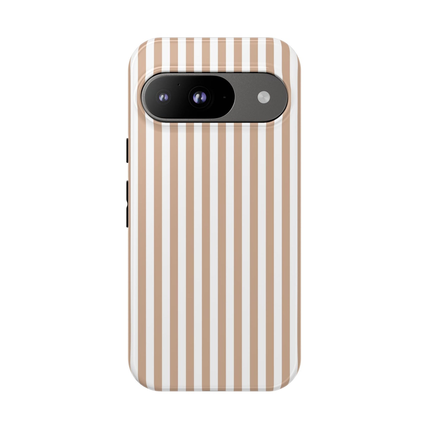Tan & White Stripe Google Pixel Case