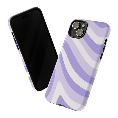 Lavender Wave Abstract iPhone Case