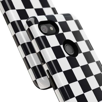 Black & White Checkerboard Google Pixel Case