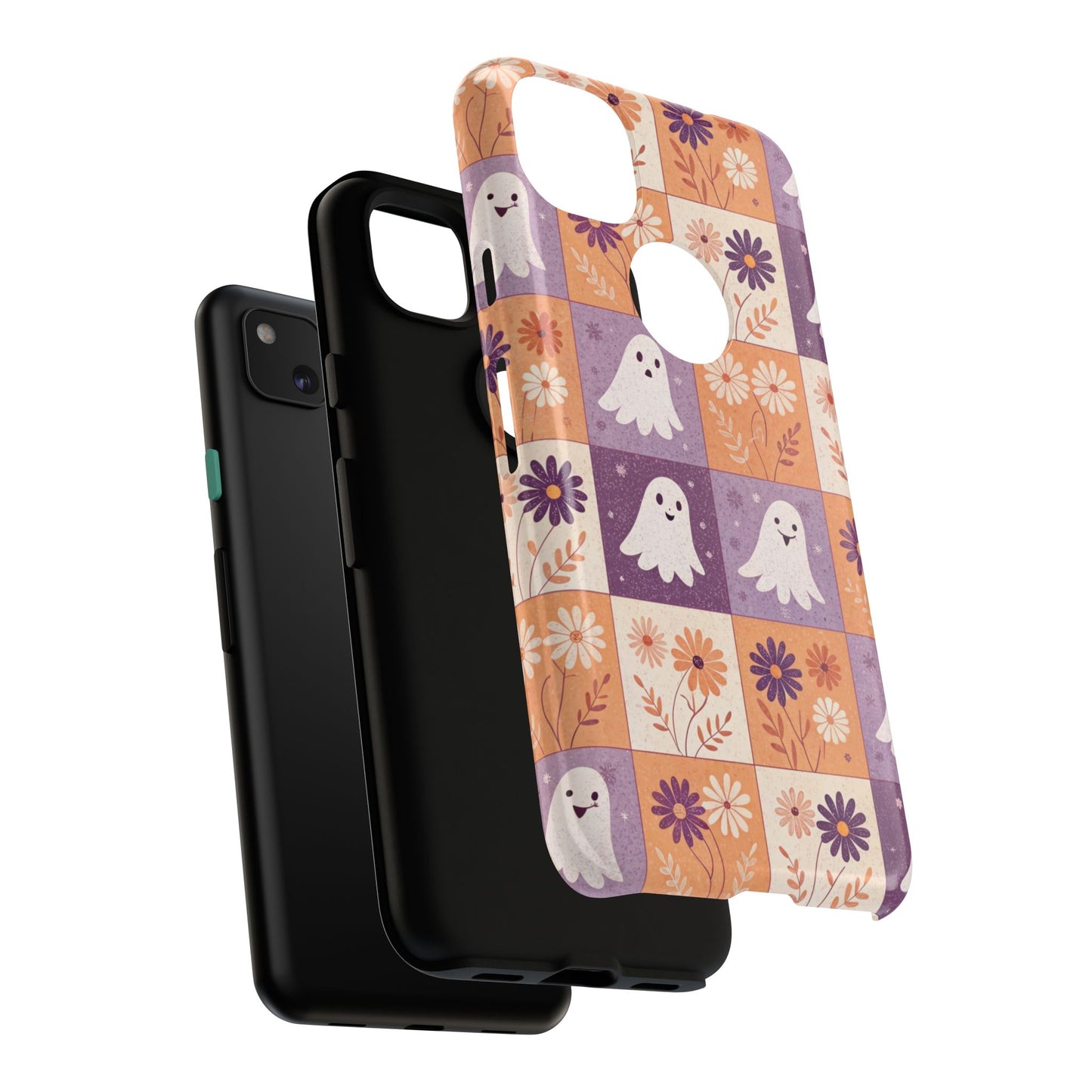 Ghost Floral Checkerboard Google Pixel Case