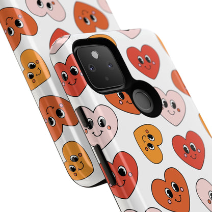 Smiley Heart Faces Google Pixel Case